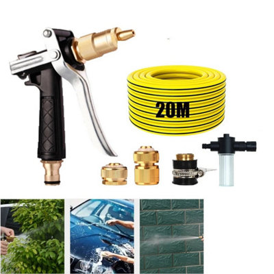  - Multi-Fun High Pressure Spray Gun Garden Hose Pipe Lawn Watering Car Wash Jet