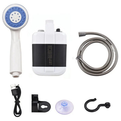  - Camping Shower Usb Portable Rechargeable Electric Shower Pump For Hiking Outdoor