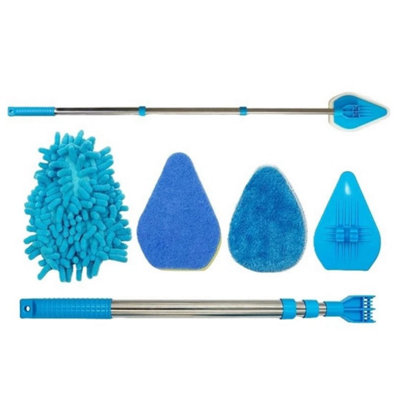  - Bathroom Mop Shower Bath Screen Cleaning Tile Kit Floor Cleaner Scrubber Tool