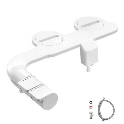  - Bidet Attachment For Toilet Self-Cleaning Dual Nozzles Adjustable Pressure