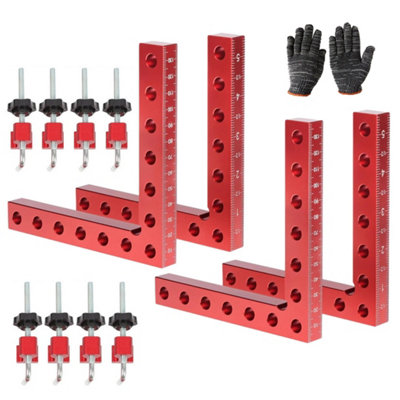  - 4Pack Positioning Squares Right Angle Clamps Corner Clamps For Wood