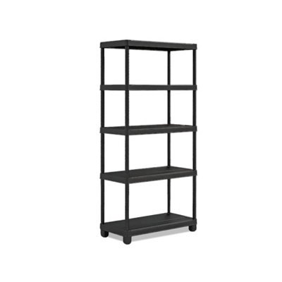 - Tier Plastic Shelving Home Storage Unit Shelves Racking Garage Organiser 5 Tier Shelf