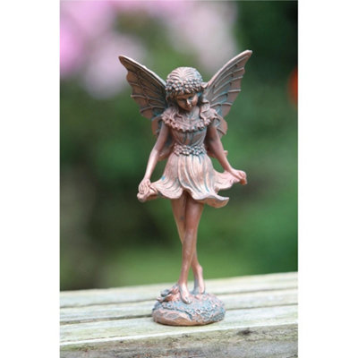  - Magical Fairy Home Decor Ornament Bronze Effect Garden Angel Statue Gift