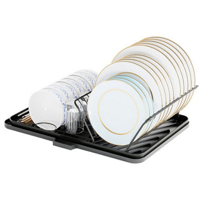  - Drying Rack With Drainboard Cutlery Holder Kitchen Counter Storage