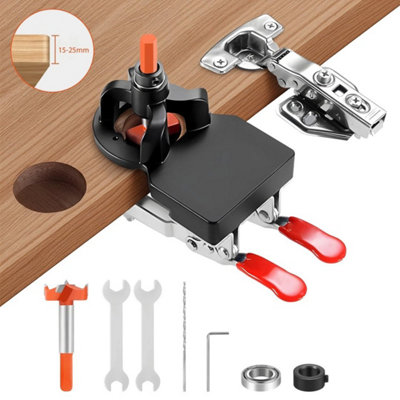  - 35mm Concealed Hinge Jig  Cabinet Door Hinge Jig  Accurate Hinge Drilling Jig