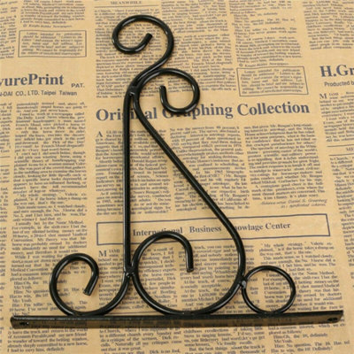  - 4Pcs  Garden Metal Hanging Basket Brackets Plant Hanger Hook Wall Decor