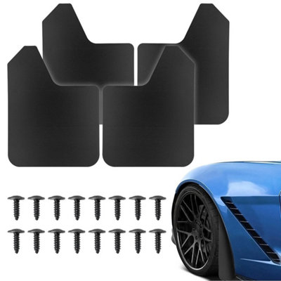  - Rally Mudflaps Mud Flaps Splash Guards For Ford Fiesta St Rs Zetec S Mk6 Mk7 Mk8