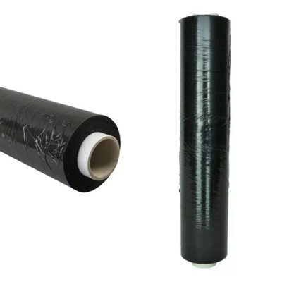  - Black Pallet Wrap Stretch Shrink Strong Rolls Parcel Packing Cling Cast Film