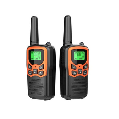  - 2Pcs Walkie Talkies Electronic Long Range Walky Talky 8Km Uhf Backlit Lcd New