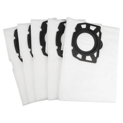  - 10X Bags For Karcher Kfi 357 Wd2 Plus Wd3 Fleece Filter Bags 2.863-314.0 Wet/dry