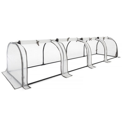  - Growhouse Tunnel Greenhouse Large Garden Polytunnel Grow House 4 Section