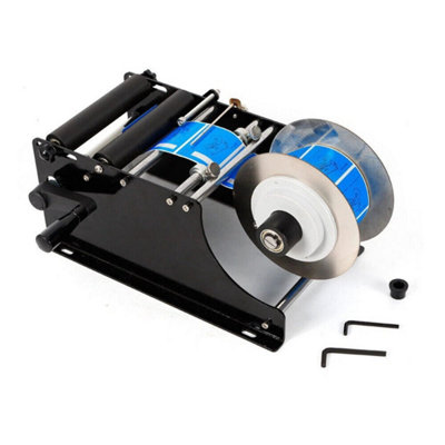  - Mt-30 Manual Labelling Machine For Round Bottle Cans Label Applicator Labeller