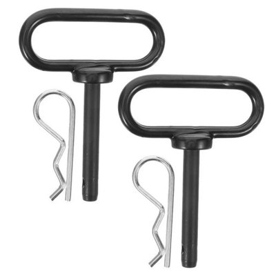  - 1Pc 1/2" Trailer Hitch Pin With R-Clip For Atv Lawn Mower Cargo Towing