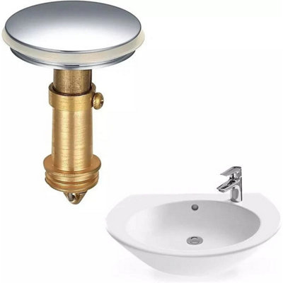  - Pop Up Sink Plugs Bathroom Push Drain Stopper Plugs Click Clack Plug Spru