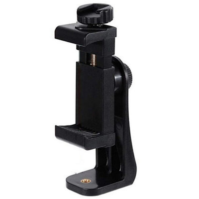  - Black Mini Cell Mobile Tripod Adapter Phone Mount Holder Universal Smartphone Adapter