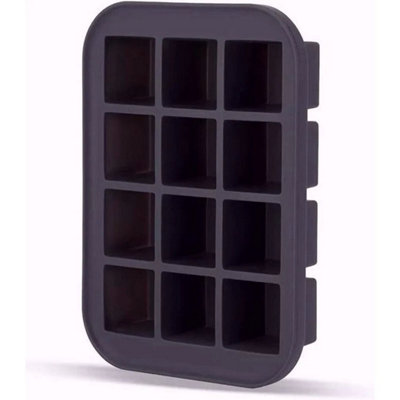  - Ice Trays For Freezer Silicone 12 Ice Cubes Easy Release For Whiskey Cocktails