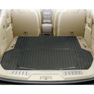  - Universal Car Boot Liner Mat Heavy Duty Rubber Non Slip Durable Large 120X80 Cm