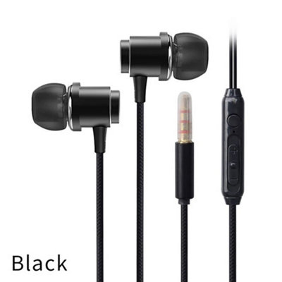 B&Q Super Bass In Ear Headphones Wired Earphones 3.5mm For Iphone Samsung Mp3