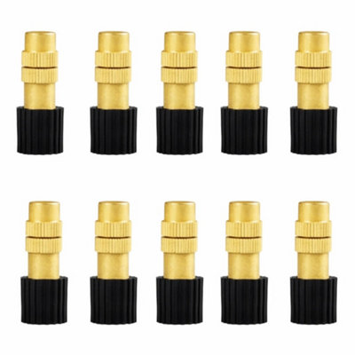  - 10Pcs Adjustable Misting Nozzles Garden Irrigation Sprayers Atomizer Nozzle
