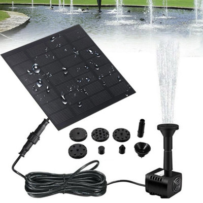  - Solar Panel Powered Water Feature Pump Garden Pool Pond Fish Aquarium Fountain