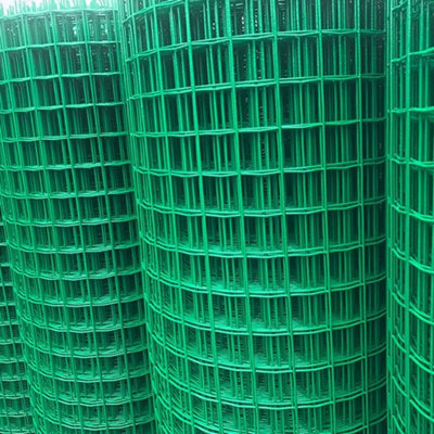  - 5 Rolls(Total 50M) Sturdy Pvc Coated Wire Mesh Fence Garden High Green Galvanised Fencing