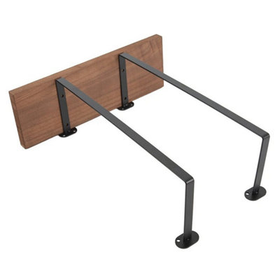  - New Bathroom Towel Storage Rack Wall Mounted Towel Holder Wooden Shelf Organizer