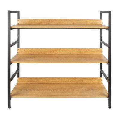  - Beige New 3Tier Console Rack Sofa Side Storage Hallway Entryway Display Storage Shelf