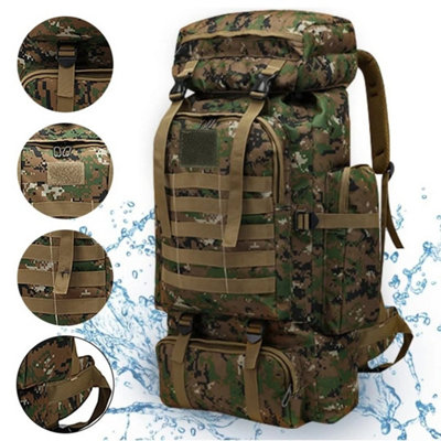  - 75L Military Tactical Backpack Rucksack Travel Bag For Camping Hiking Outdoor