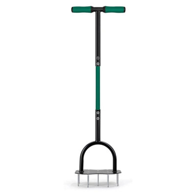  - Long Handle Lawn Spike Aerator Roller