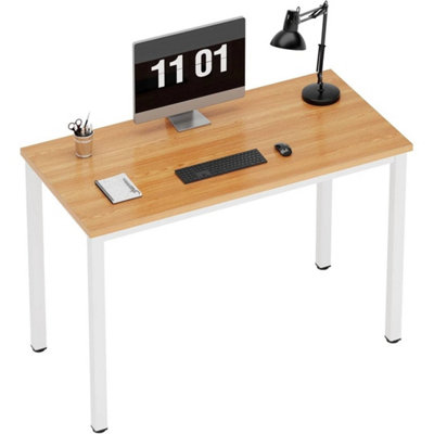  - 100X60X75Cm Metal Frame Computer Desk Home Office Gaming Study