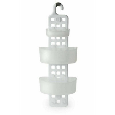  - Plastic Quality Hanging Shower Caddy Over Cupboard Door Tidy Organizer Lrge Hanging Hook Shower Caddy