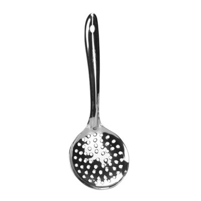  - Skimmer Spoon Slotted Strainer Stainless Steel Straining Cooking Serving Kitch 29.5Cm X 10.8Cm