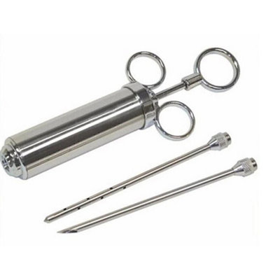  - Meat Seasoning Injector Syringe Kit Marinade Turkey Basting Flavor Food Bbq Tool