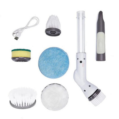  - 5Head Electric Spin Scrubber Handheld Cleaning Brush