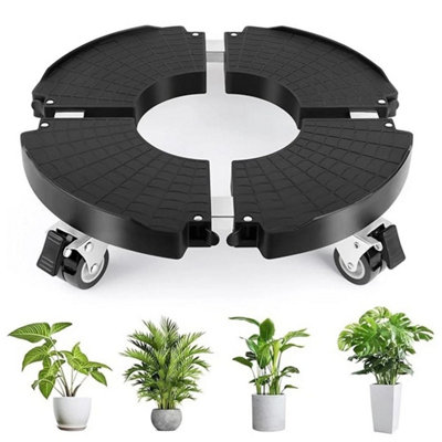  - Plant Dolly Stand Rolling With Wheels Heavy Duty Caddy Holder Patio Potted Mover
