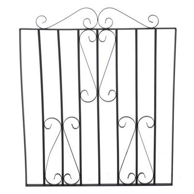  - Style B Heavy Duty Metal Garden Gate Wrought Iron Pedestrian Gates With Free Fittings