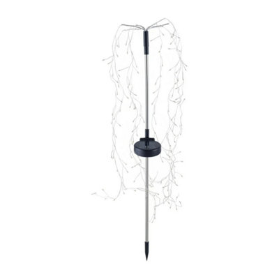  - Warm White- 200Led Solar Powergarden Lights Starburst Tree Stake Lamp