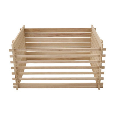  - 46 Inch Garden Composter Beehive Compost Bin Wooden Kitchen Recycle Waste Converter Box