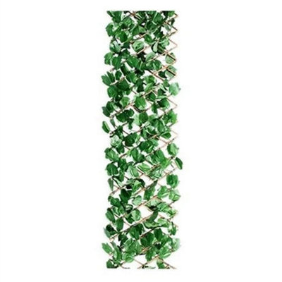 Artificial Ivy Leaf Screening Trellis Hedge Garden Fence Wall Balcony Privacy from B&Q
