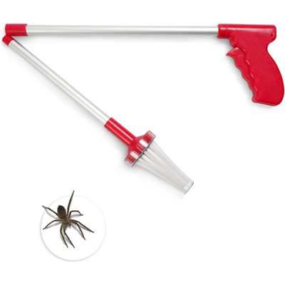  - Long Handle Spider Catcher Grabber Removal Safe Humane Bug Trap Insects