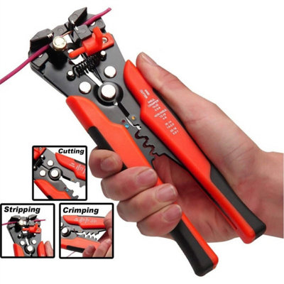 Professional Automatic Wire Striper Cutter Stripper Crimper Pliers Terminal Tool from B&Q