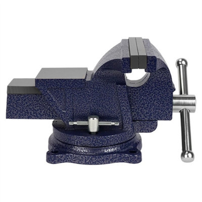 5" Heavy Duty Vice Bench Clamp Multi Purpose Swivel Base Bench Vise Workshop from B&Q