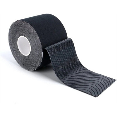 Black 3 Rolls Pack 5Cmx5M Kinesiology Tape Elastic Muscle Support Tape For Exercise from B&Q