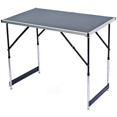 Catering Camping Heavy Duty Folding Trestle Table Picnic Bbq Party 3.3Ft from B&Q