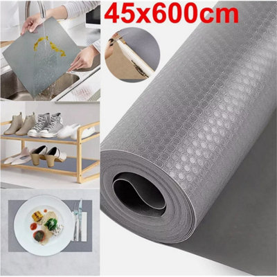  - 6M Non-Slip Draw Mat Kitchen Cupboard Drawer Mat Shelf Liner Cabinet Storage Pad