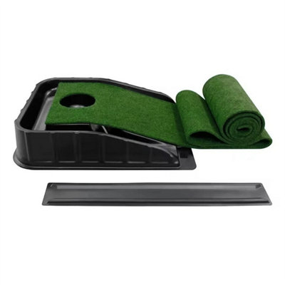 Golf Putting Mat With Ball Return Golf Putting Matt In/outdoor Golf Practice Mat from B&Q