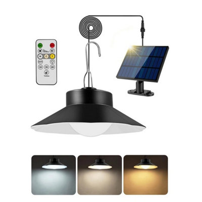  - Solar Shed Light Solar Pendant Lamp Dusk To Dawn Hanging Lamp