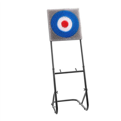 Throwing Game Plastic Bristle Target 8 Throwing  Set Steel Frame from B&Q