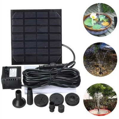 Garden Solar Pond Pump Submersible Outdoor Fountain