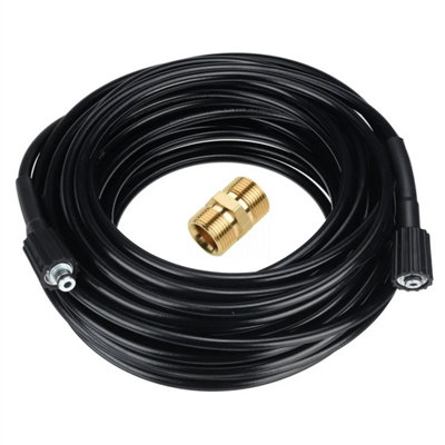 10M 5800Psi High Pressure Washer Hose M22 M14 Jet Car Wash from B&Q